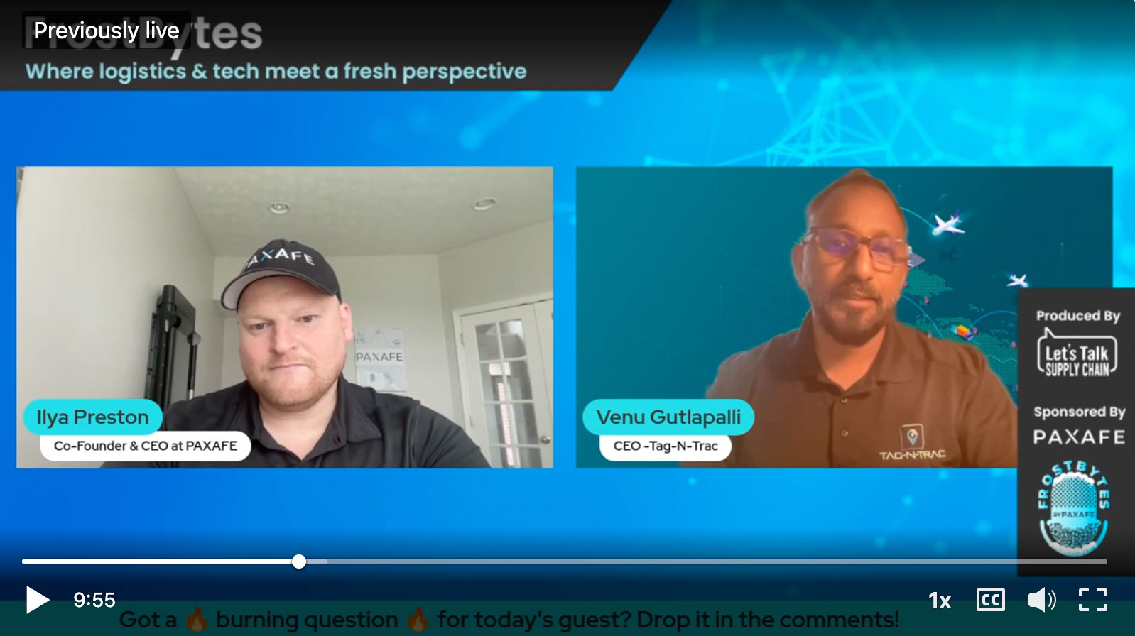 Rethinking IoT in Supply Chain: Expert Insights from FrostBytes Podcast with Venu Gutlapalli